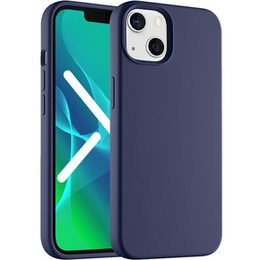Etui do iPhone 14 Plus, Silicone Lite, granatowe