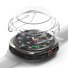 Etui Ringke do Samsung Galaxy Watch Ultra 47mm (2025 / 2024), Slim, przezroczyste + Szkło Hartowane