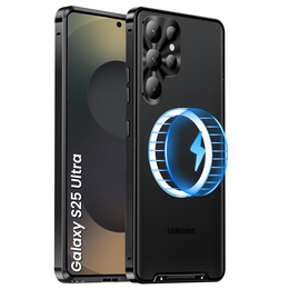 Etui z ochroną aparatu do Samsung Galaxy S25 Ultra, CamShield MagSafe, czarne