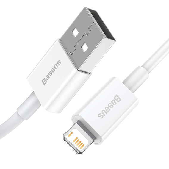 Baseus Superior – kabel USB-Lightning 1,5 m 2,4 A - biały