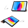 Etui do iPad 11" 2025 A16 (11 gen.) / iPad 10.9" 2022 (10 gen.), Smartcase z miejscem na rysik, różowe