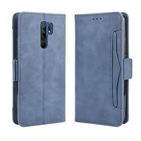 Etui z klapką do Xiaomi Redmi 9, Card Slot, niebieskie