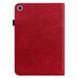 Etui do Samsung Galaxy Tab A9+, Classic, z miejscem na rysik, czerwone