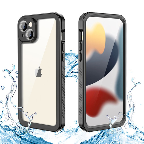 Etui Wodoodporne IP68 do iPhone 15 Plus, Redpepper, czarne
