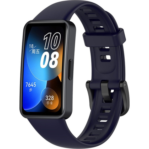 Pasek Silikonowy do Huawei Band 8 / Huawei Band 9 / Huawei Band 10, Granatowy