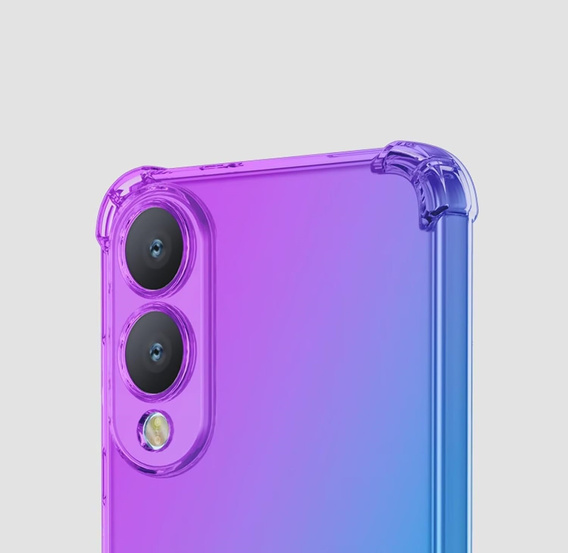 Etui do Samsung Galaxy S25 Edge, Gradient Dropproof, fioletowe / niebieskie