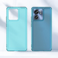 Etui do Motorola Edge 40, Fusion Hybrid, niebieskie