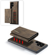 Etui do Samsung Galaxy S22 Ultra 5G, DG.MING 2in1, kawowe