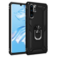 Etui pancerne do Huawei P30 Pro, Nox Case Ring, czarne