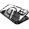 Etui Magnetic Dual Glass MagSafe do iPhone 16 Pro Max, czarne
