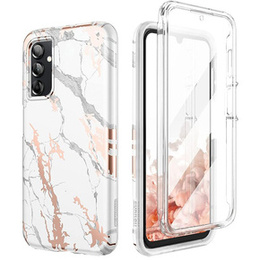 Etui do Samsung Galaxy A14 4G/5G, Suritch Full Body Marble, białe