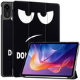 Etui z klapką i napisem "Don't Touch Me" do Xiaomi Redmi Pad 2