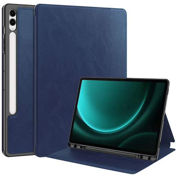 Etui do Samsung Galaxy Tab S9 FE+ Plus, Smartcase, z miejscem na rysik, Niebieskie