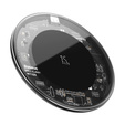 Baseus Simple Bezprzewodowa Ładowarka Indukcyjna 15W, Black