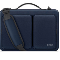 Tech-Protect Defender Bag, Etui Torba do laptopów 13-14 cali, Granatowa