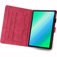 Etui do iPad 10.2" 2021/2020/2019 (9/8/7 gen.), z klapką, animal, czerwone