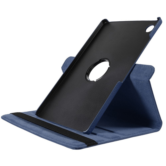 Etui do Samsung Galaxy Tab A9+, Obrotowe 360, granatowe