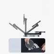 Magnetyczna Ładowarka Bezprzewodowa do MagSafe ERBORD 2w1 15W, Czarna