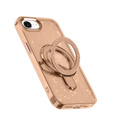 Etui do iPhone 16e, Glittery Magnetic Kickstand, różowe rose gold