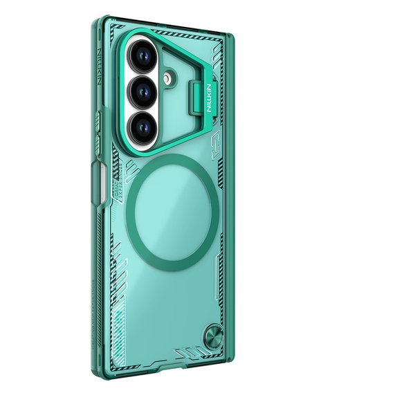 Etui do Samsung Galaxy Z Fold7 5G, pancerne Nillkin, Icelade Prop, do Magsafe, zielone