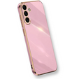 Etui do Samsung Galaxy A25 5G, Glamour CamShield, fioletowe + szkło 9H