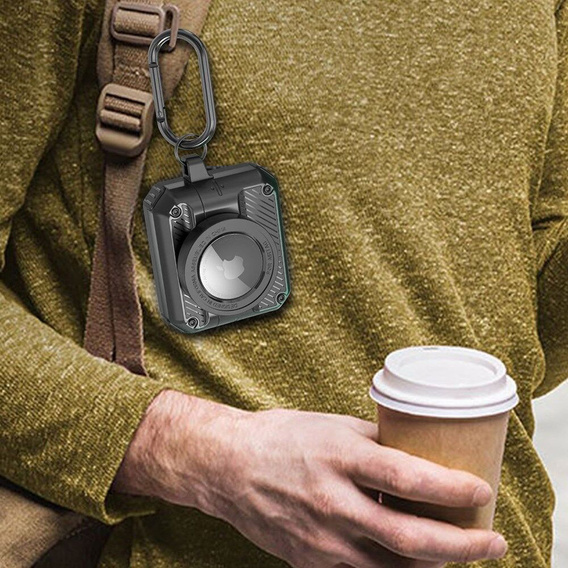 Etui z miejscem na AirTag 2 / 1 do Apple AirPods Pro 2, Protective Case, Czarne