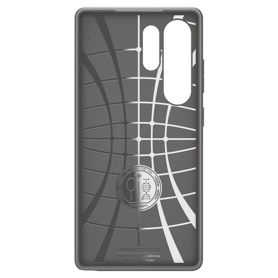 Etui Spigen do Samsung Galaxy S25 Ultra, Liquid Air, szare + Szkło Hartowane 9H
