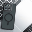 Etui do Motorola Moto G56 5G, do MagSafe, ERBORD Matt Case, czarny