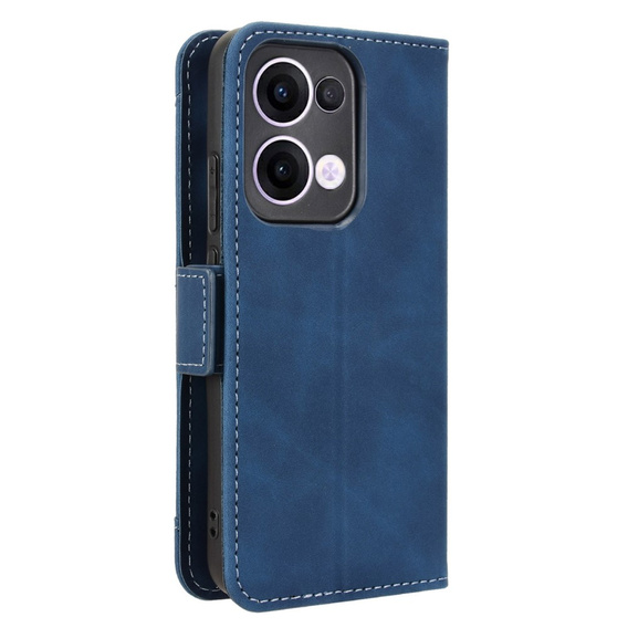 Etui z klapką do Oppo Reno 13, Card Slot, granatowe
