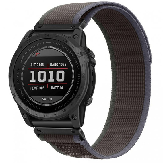 Pasek Nylonowy QuickFit do Garmin 26mm, Brązowy