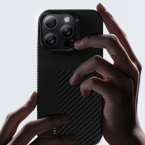 Etui Benks Montage Magnetic Armor Air Kevlar (600D/1500D) MB66 do iPhone 16 Pro Max – czarny