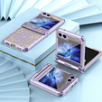 Etui do Samsung Galaxy Z Flip7 FE / Z Flip6, Mechanical Legend, fioletowe
