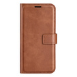 Etui Wallet do Samsung Galaxy M23 5G / M13, Protective Cover, Light Brown