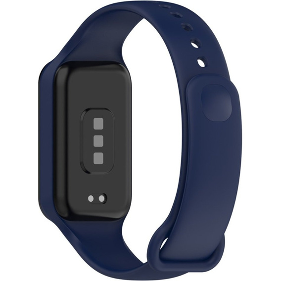 Pasek Silikonowy do Xiaomi Redmi Smart Band 2 / Xiaomi Smart Mi Band 8 Active, Granatowy