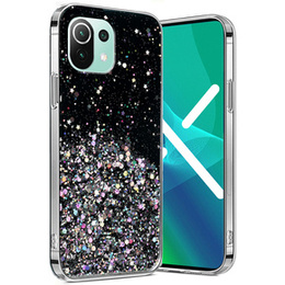Etui do Xiaomi Mi 11 Lite / Mi 11 Lite 5G / 11 Lite 5G NE, Glittery, czarne