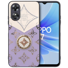 Etui Fashion do Oppo A17, fioletowe