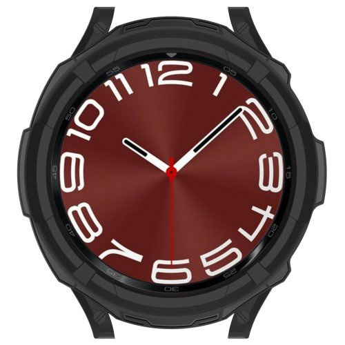 Etui z nakładką bezel ring do Samsung Galaxy Watch 6 Classic 43mm, Czarne
