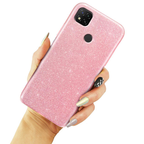 Etui Glitter Case do Xiaomi Redmi 9C, Pink