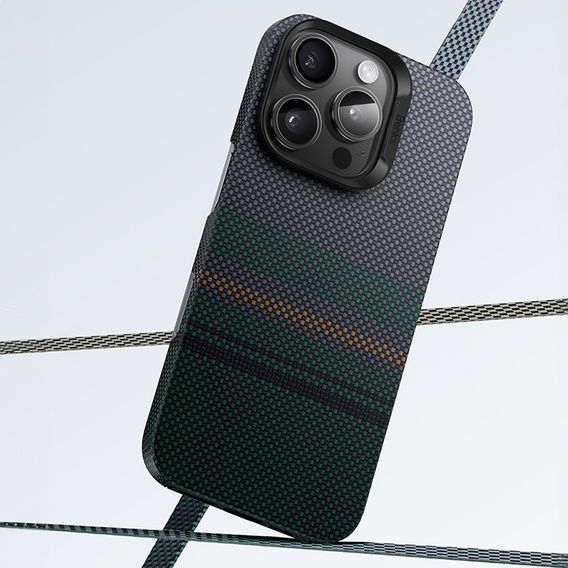 Etui BENKS Kevlar do iPhone 16 Pro Max, Magnetic Armor Air Aurora 600D SA66, do MagSafe
