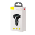 Baseus transmiter FM T-Shaped S-09A – Bluetooth MP3 + ładowarka samochodowa - czarna