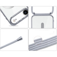 Etui do iPhone Air, Electro MagSafe, srebrne + Smycz