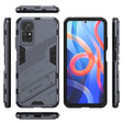 Etui do Xiaomi Redmi Note 11/11S, Military kickstand, Niebieskie