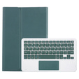 Etui z klawiaturą do Xiaomi Pad 7 / 7 Pro, TouchPad, zielone