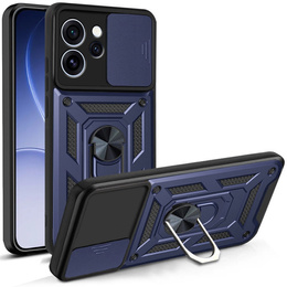 Etui pancerne do Oppo Reno 15 Pro, CamShield Slide, niebieskie