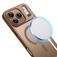 Etui do iPhone 17 Pro Max, do MagSafe, ERBORD Matt Case, desert titanium