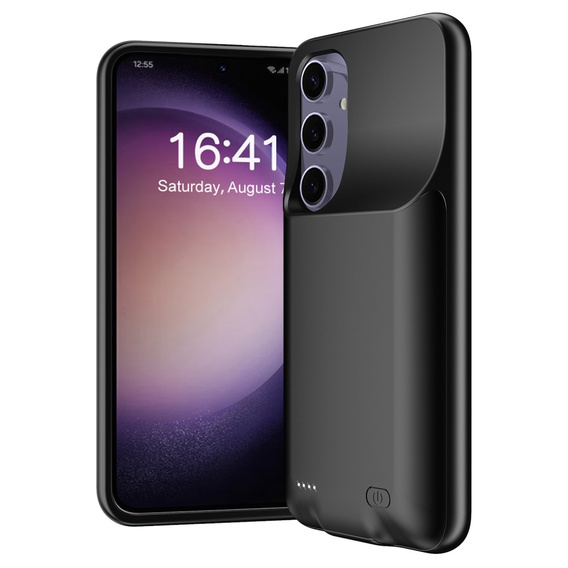 Etui z Baterią 6500mAh do Samsung Galaxy S25, czarne