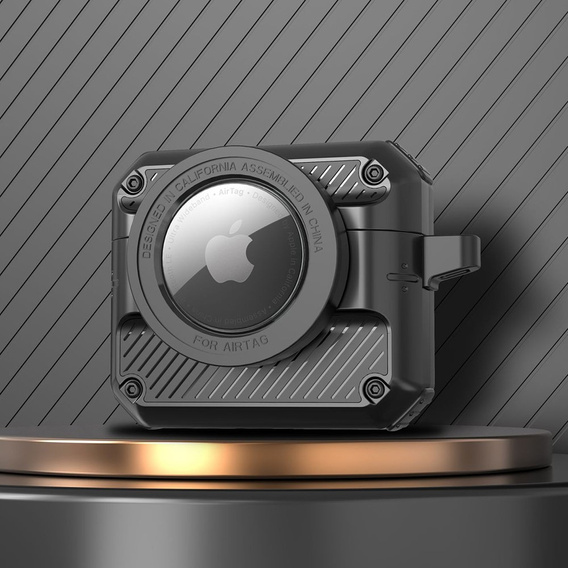 Etui z miejscem na AirTag 2 / 1 do Apple AirPods Pro 2, Protective Case, Czarne