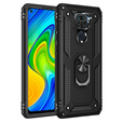 Etui pancerne do Xiaomi Redmi Note 9, Nox Case Ring, czarne