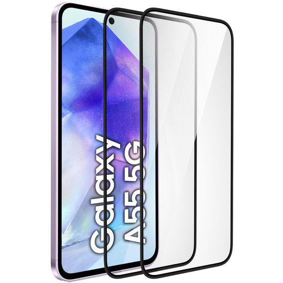 2x Szkło Hybrydowe Ceramic ERBORD do Samsung Galaxy A55 5G