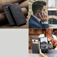 Etui do Samsung Galaxy A16 / A16 5G, ERBORD Vintage, portfel z klapką, czarne
